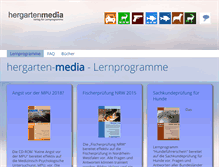Tablet Screenshot of hergarten-media.com